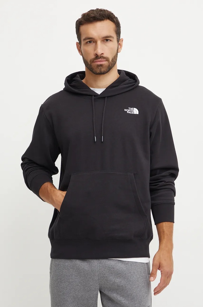 The North Face felső Essential Hoodie fekete NF0A89ESJK31