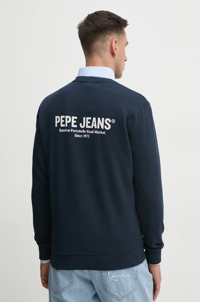 Oblečení Mikina Pepe Jeans SAM CREW PM582703 námořnická modř
