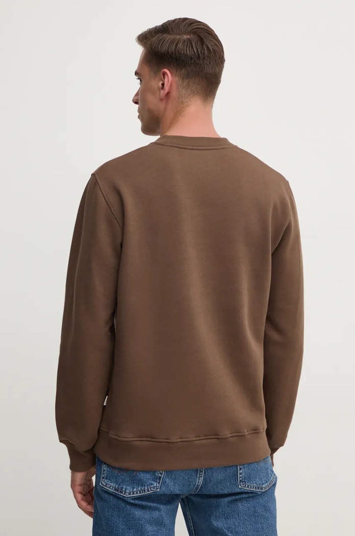 Дрехи Памучен суичър Pepe Jeans AWEST CREW PM582730 кафяв