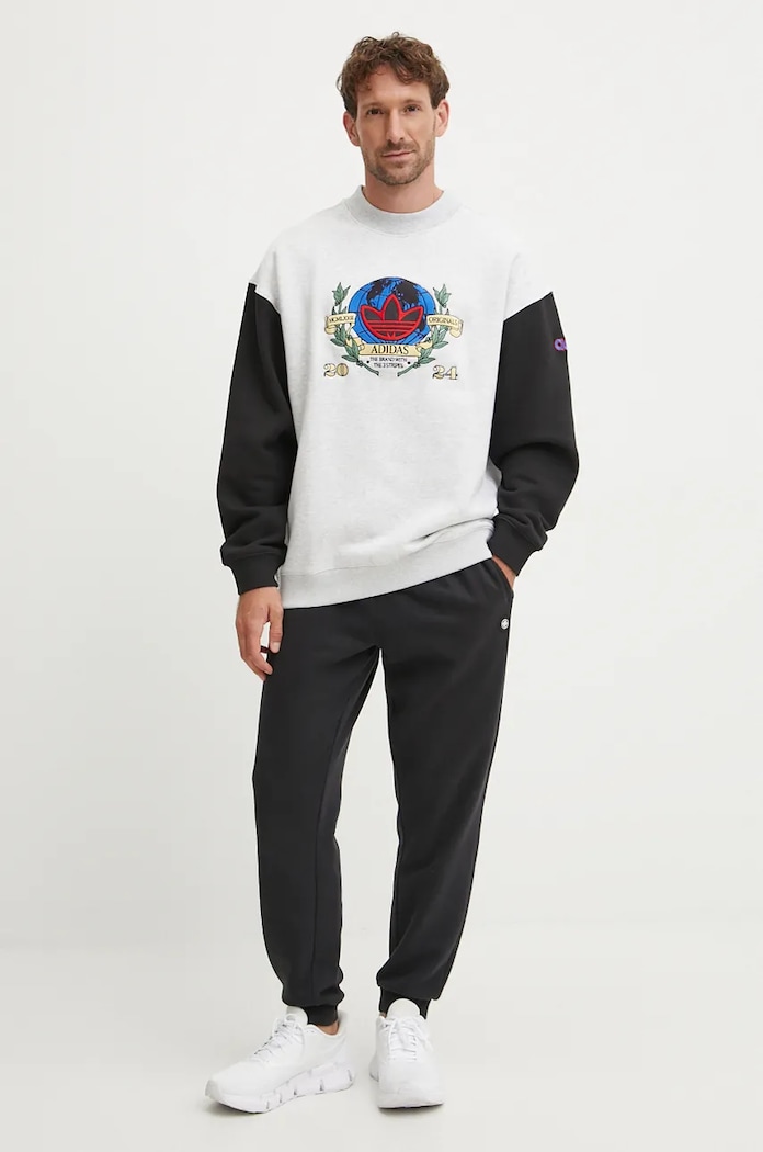 adidas Originals bluza IZ2553 szary AW24