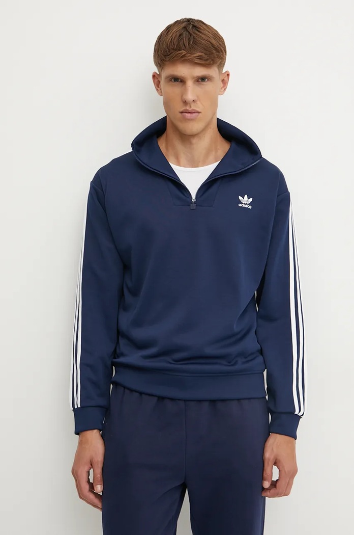 Dukserica adidas Originals Adicolor mornarsko plava IZ4805