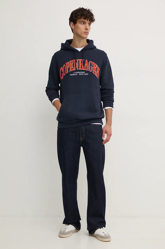 Lindbergh Mikina Lindbergh 30.705170.NAVY námořnická modř AW24