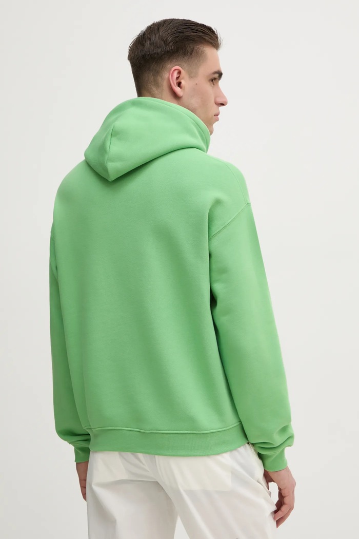 Oblečení Bavlněná mikina Lacoste SH2754 zelená