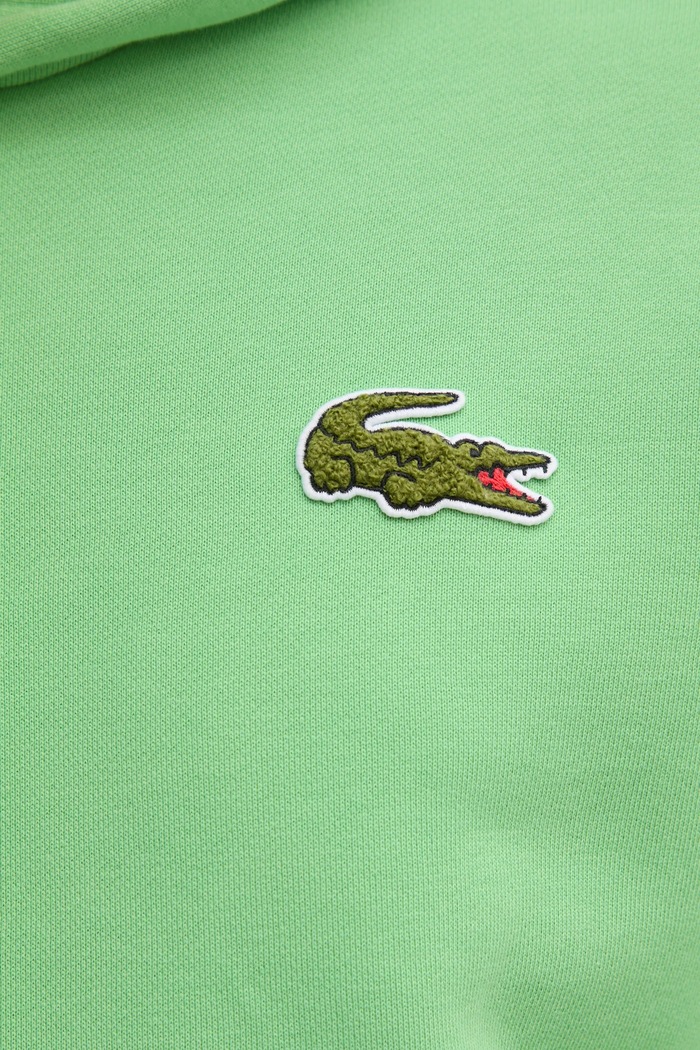 Bavlněná mikina Lacoste SH2754 zelená