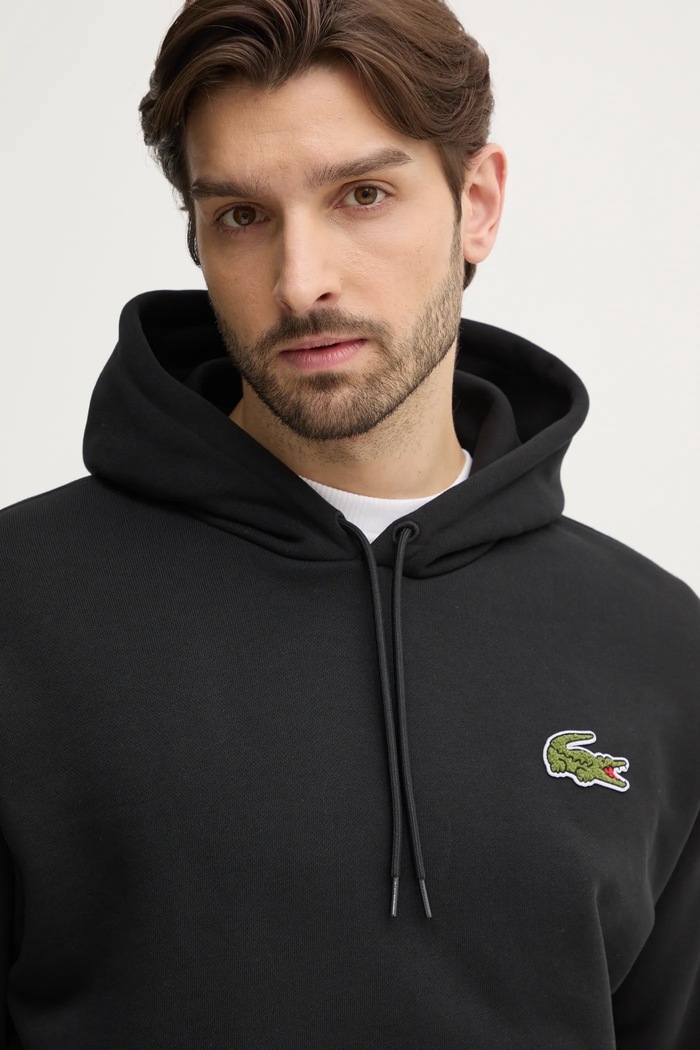 Lacoste bluza bawełniana czarny SH2754