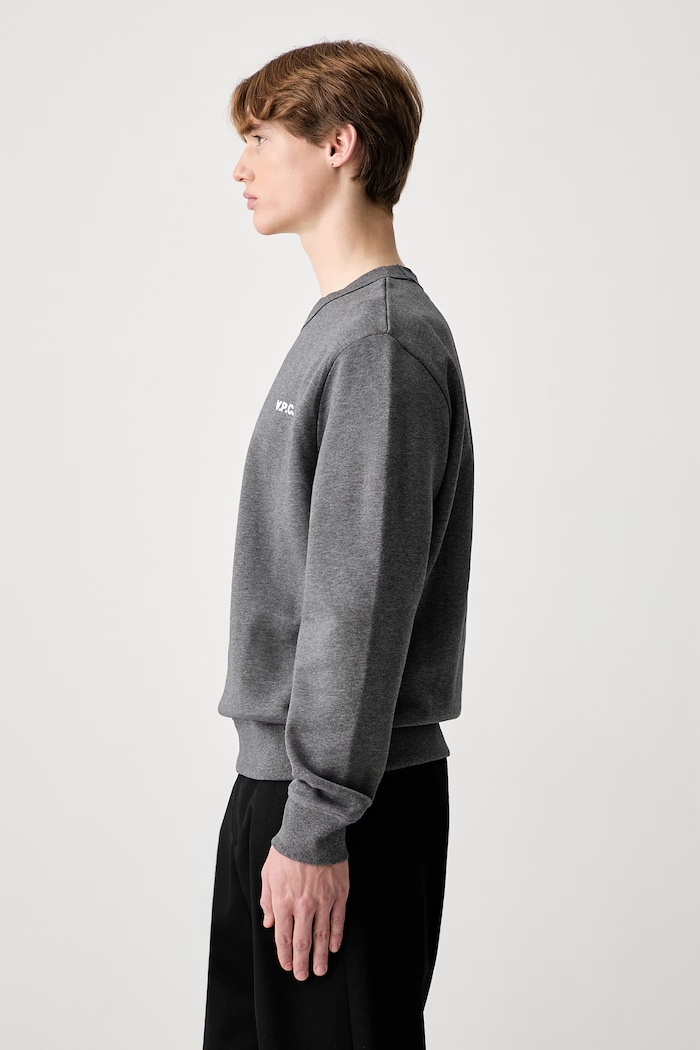 A.P.C. Boxy Petit Vpc кофта оверсайз из хлопка для мужчин COHBR.H27916.TPR серый AW24