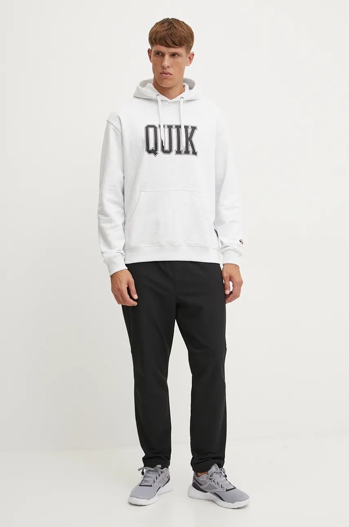 Μπλούζα Quiksilver Griffin Hoodie AQYFT03407 γκρί AW24