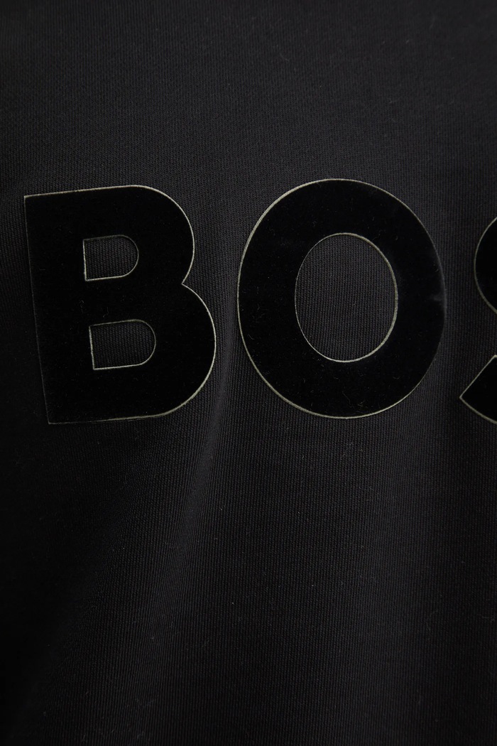 BOSS bluza bawełniana 50524360 czarny