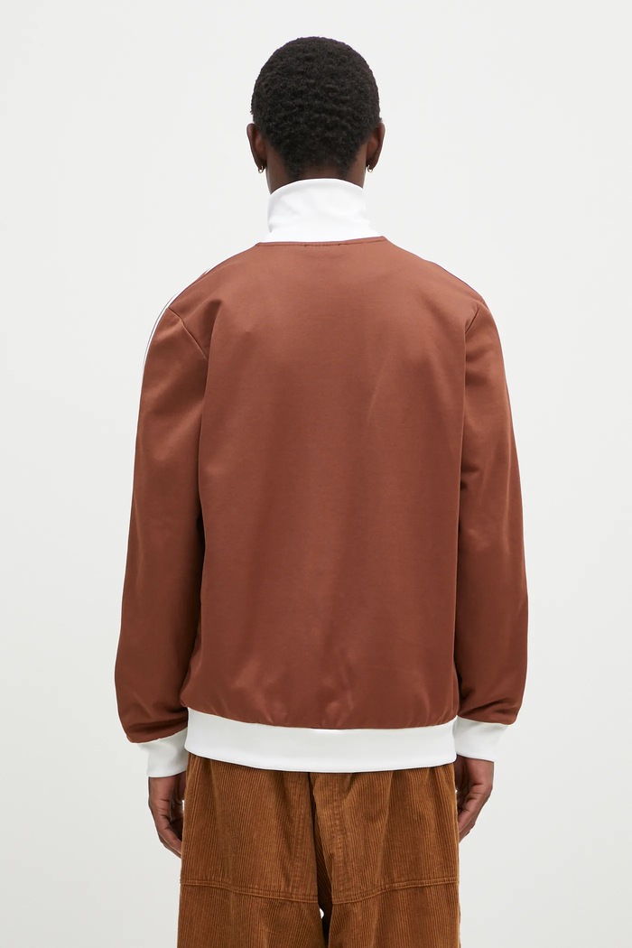 Oblečení Mikina adidas Originals Beckenbauer Tracktop IY9879 hnědá