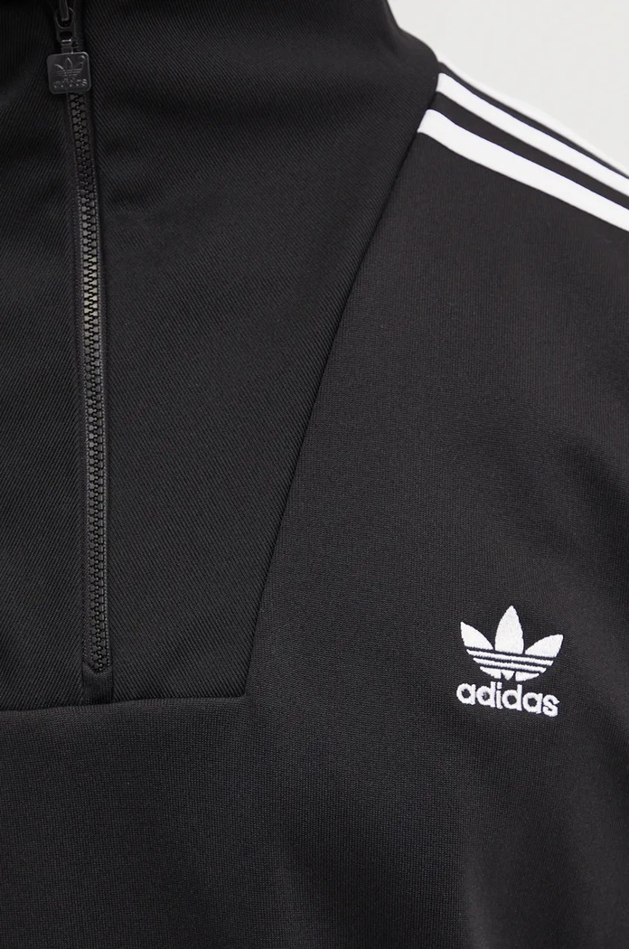 Mikina adidas Originals Funnelneck Tracktop IZ4803 černá