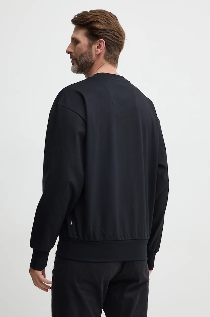 Odzież BOSS bluza bawełniana 50527667 czarny