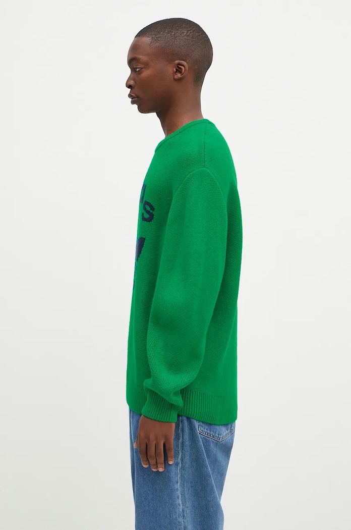 adidas Originals jumper Knit Crewneck JN5966 green AW24