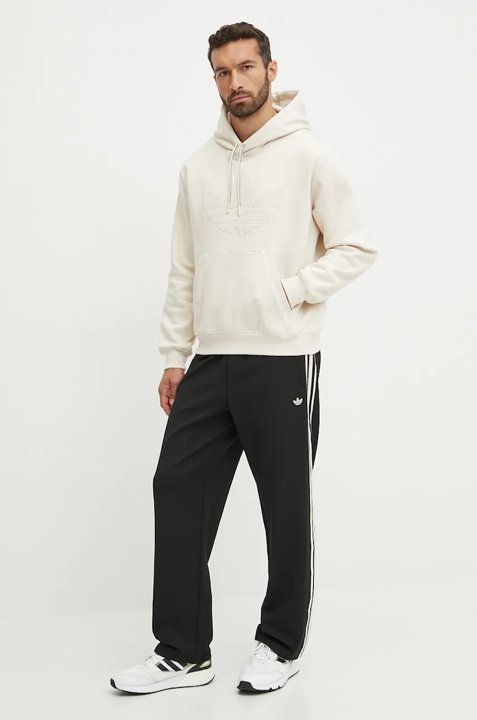 Pulover adidas Originals Hooded Sweat JN5969 bež AW24