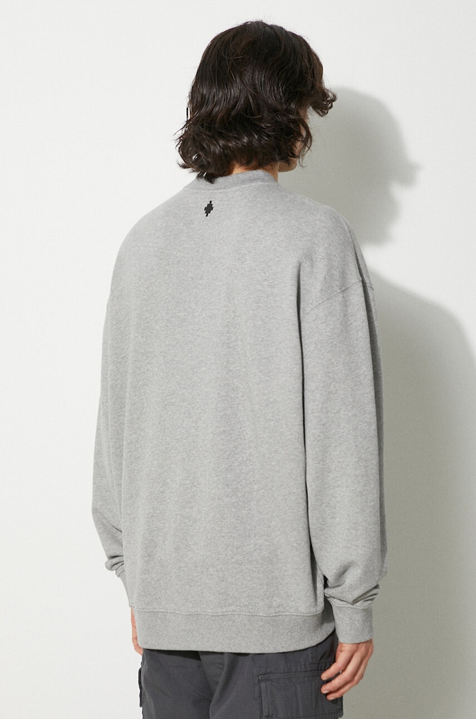 Odjeća Pamučna dukserica Marcelo Burlon Ama Comfort Crewneck CMBA097F24FLE0030810 siva