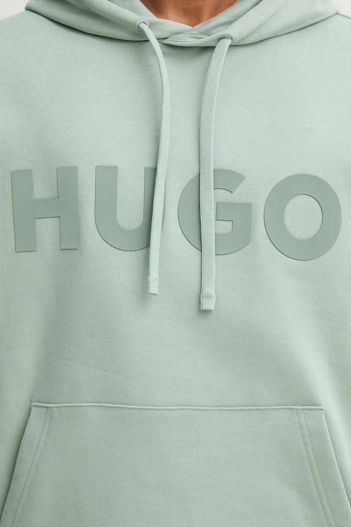 HUGO pamut melegítőfelső 50529090 zöld