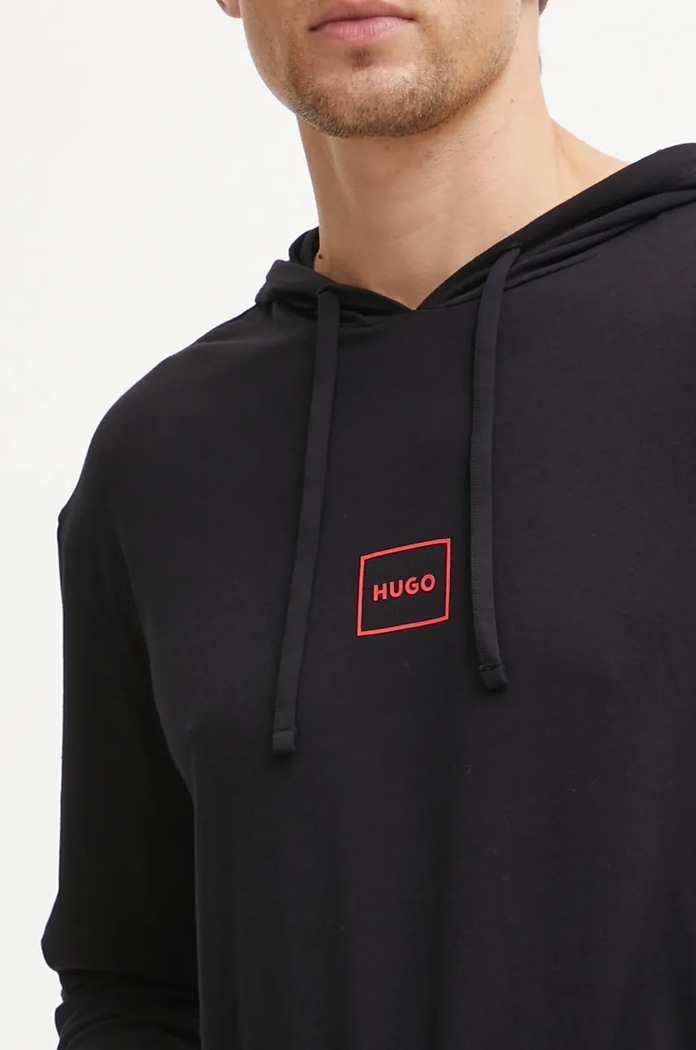 Mikina s kapucňou HUGO 50525244 čierna