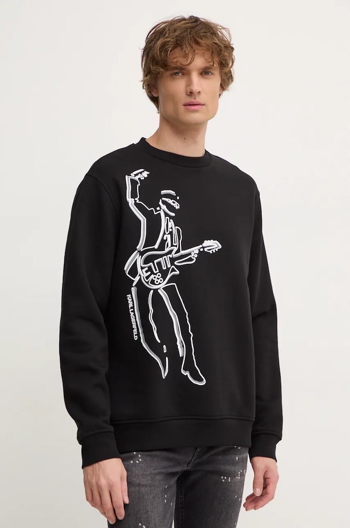 Karl Lagerfeld bluza pozostałe czarny 544908.705447
