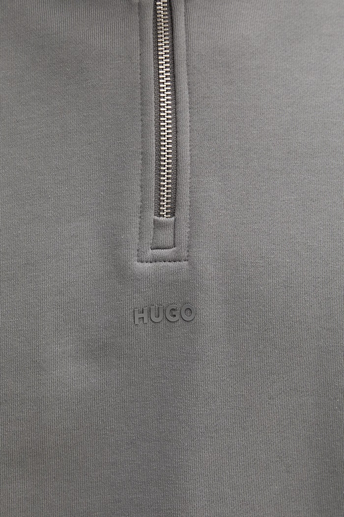 HUGO mikina pánska bavlnená Durty244 50525881 sivá