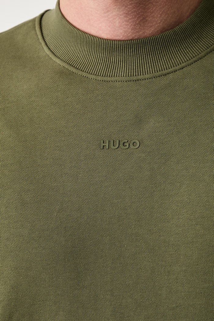 HUGO bluza męska bawełniana Dapocrew 50525892 zielony