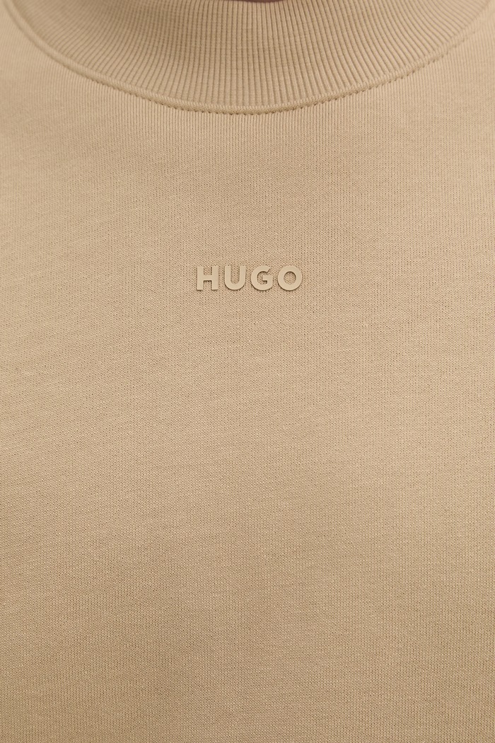 HUGO mikina pánska bavlnená Dapocrew 50525892 béžová