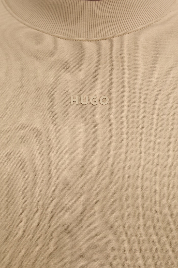 HUGO mikina pánska bavlnená Dapocrew 50525892 béžová