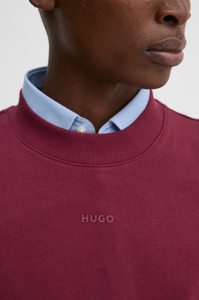 Bluza męska bawełniana Dapocrew HUGO bordowy 50525892