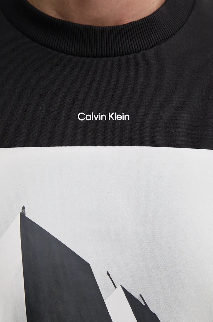 Calvin Klein bluza bawełniana K10K113563 czarny