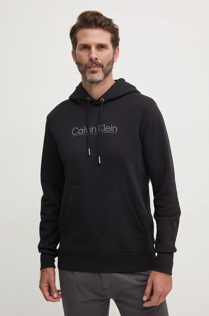 Calvin Klein bluza bawełniana nadruk czarny K10K113576