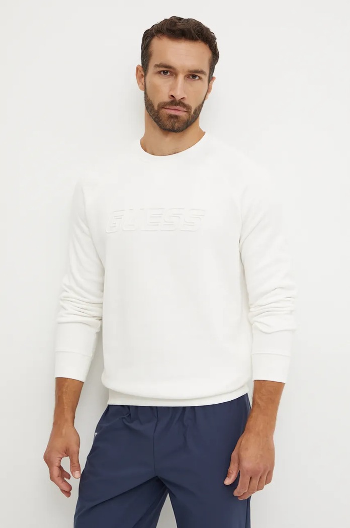 Μπλούζα Guess απλικέ λευκό Z4YQ16.K9V31