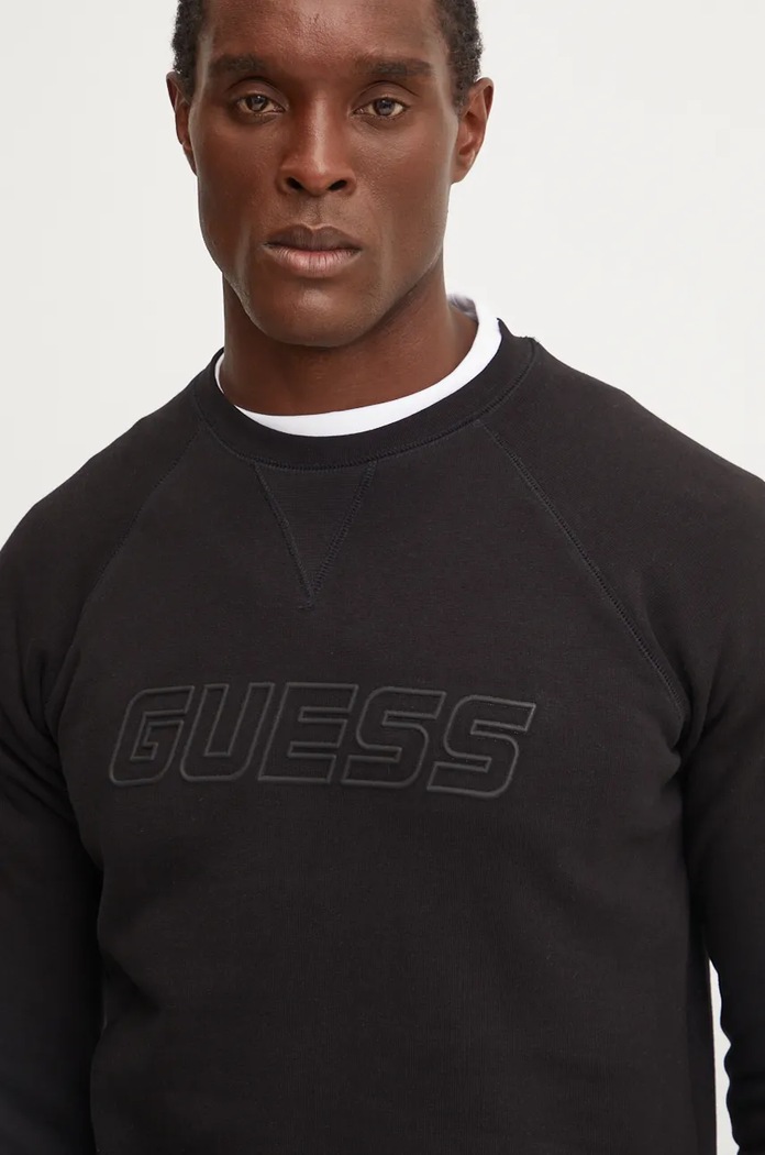 Μπλούζα Guess μαύρο Z4YQ16.K9V31