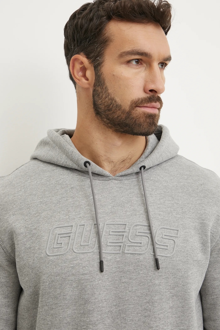 Guess bluză ALDWIN Z4YQ12.K9V31 gri