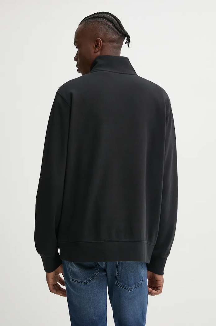 Oblečenie Bavlnená mikina Levi's A8606 čierna