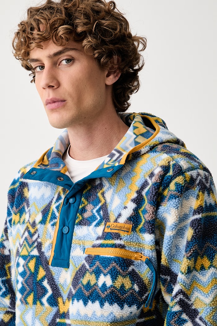 Columbia bluza polarowa męska Helvetia niebieski 2090881