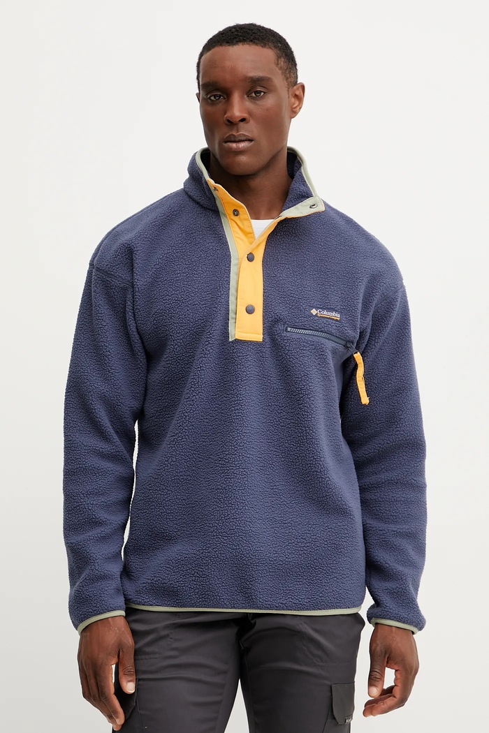 Columbia bluza sportowa Helvetia II bez kaptura niebieski 2090891