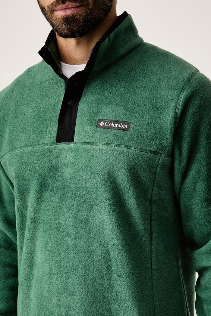Bluza sportowa męska Steens Mountain Half Snap Columbia 2097721 zielony