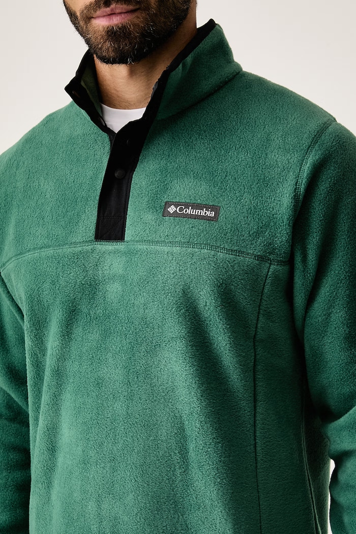 Bluza sportowa męska Steens Mountain Half Snap Columbia 2097721 zielony