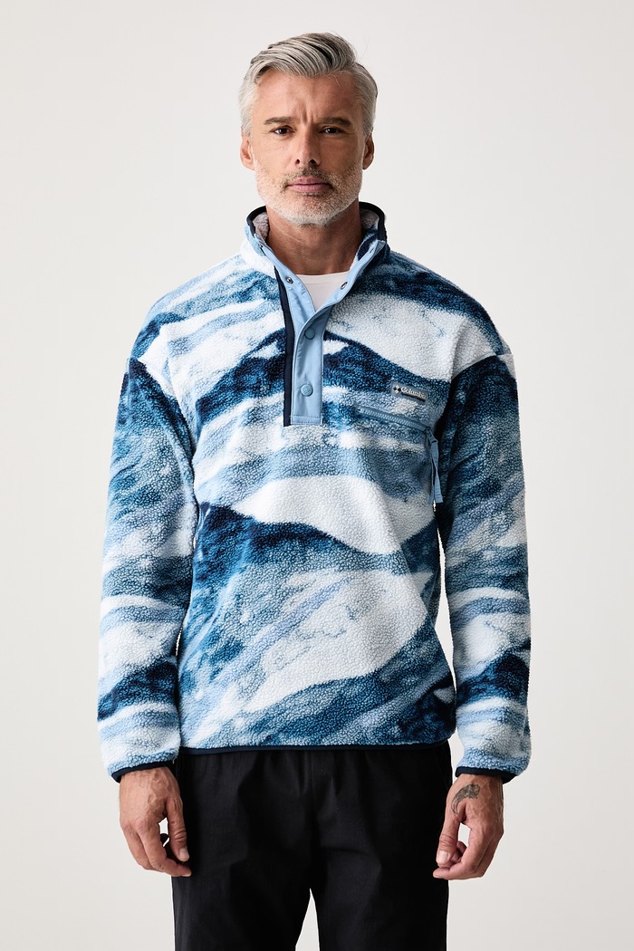 Columbia Bluza sportowa męska polarowa Helvetia niebieski 2098461