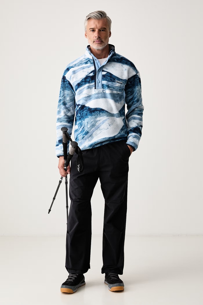 Columbia Bluza sportowa męska polarowa Helvetia 2098461 niebieski SS26