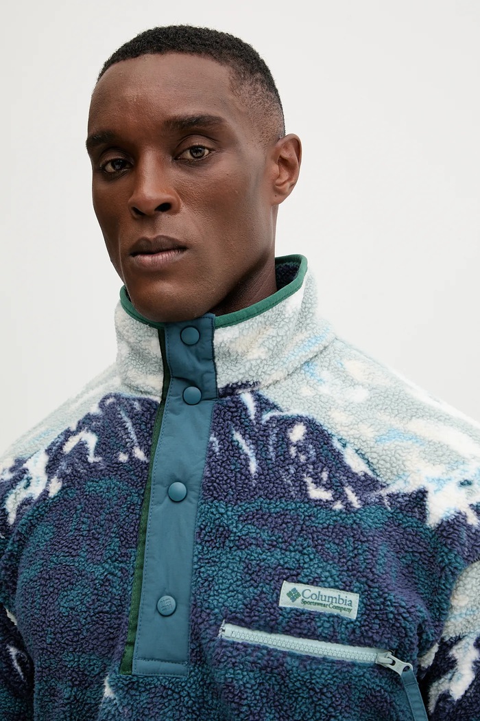 Columbia bluza sportowa Helvetia II turkusowy 2098461