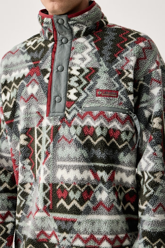 Bluză sport pentru bărbați din polar Helvetia Columbia 2098461 verde