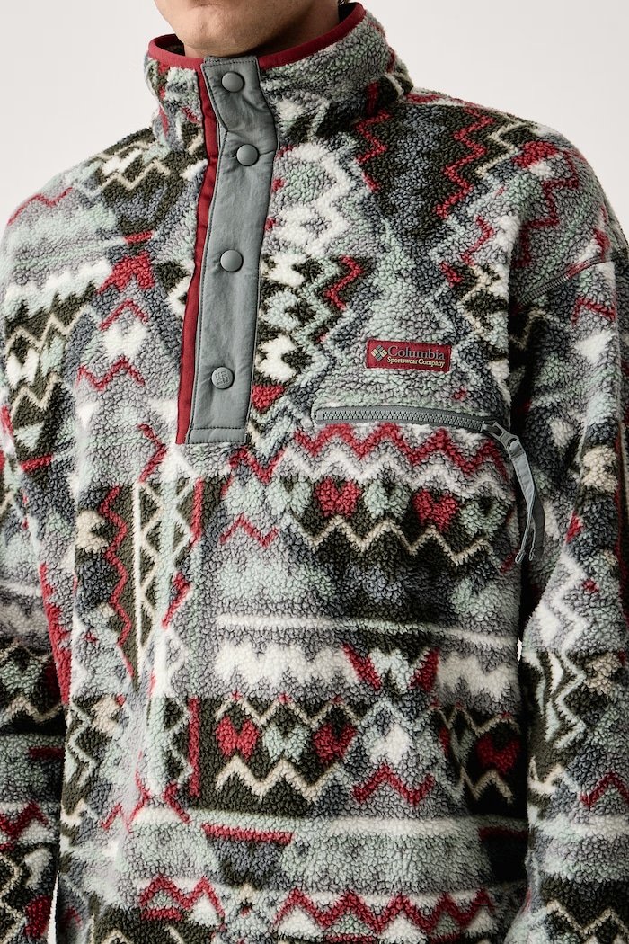 Bluză sport pentru bărbați din polar Helvetia Columbia 2098461 verde