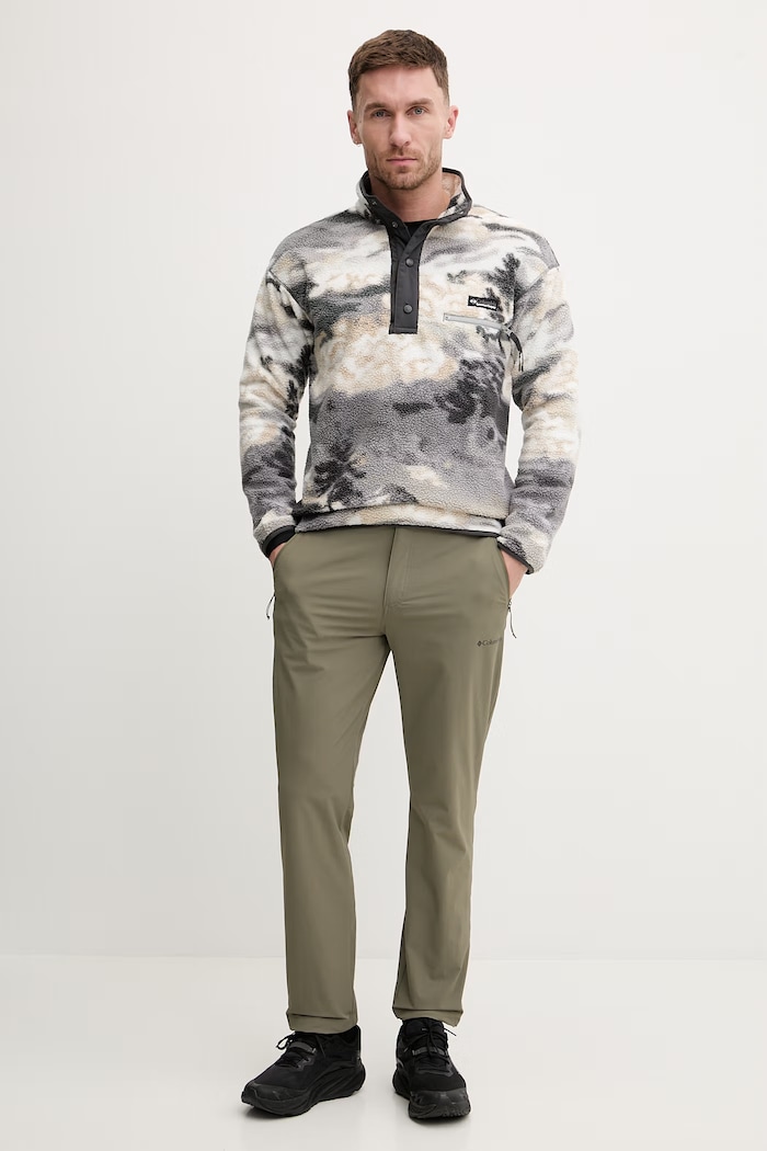 Columbia sports sweatshirt Helvetia II 2098461 gray SS26