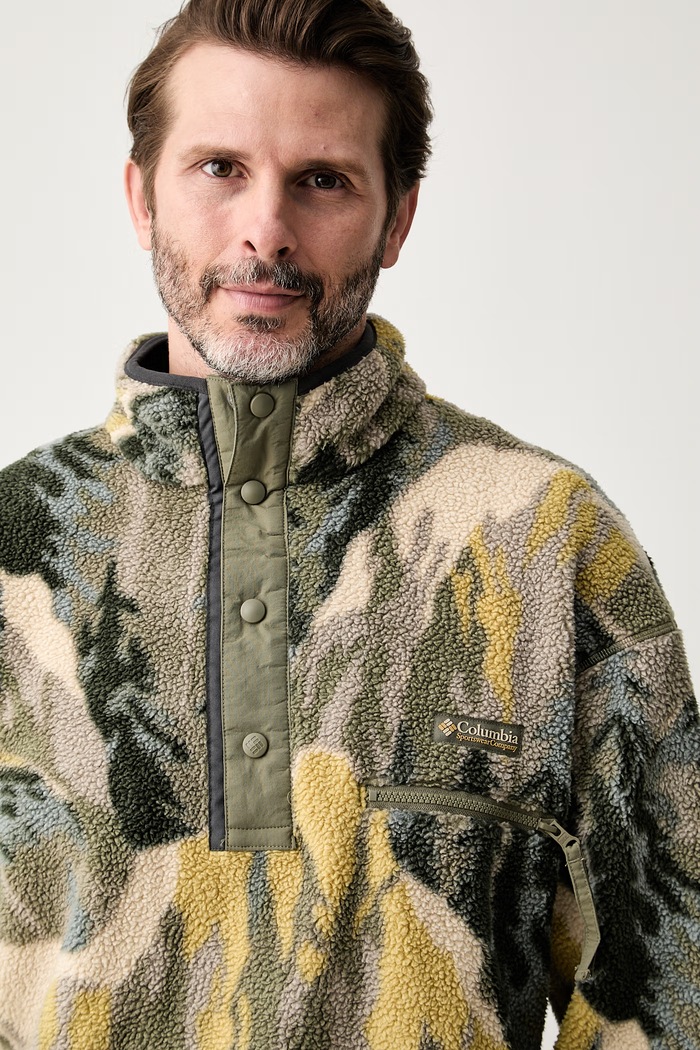 Columbia bluza sportowa męska polarowa Helvetia zielony 2098461
