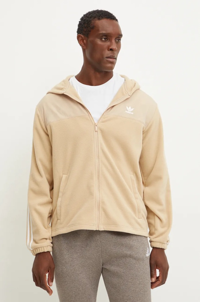 adidas Originals bluza aplikacja beżowy IZ2487
