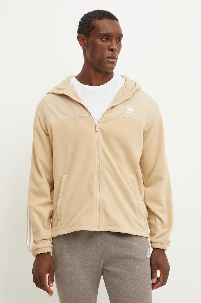 adidas Originals bluza aplikacja beżowy IZ2487