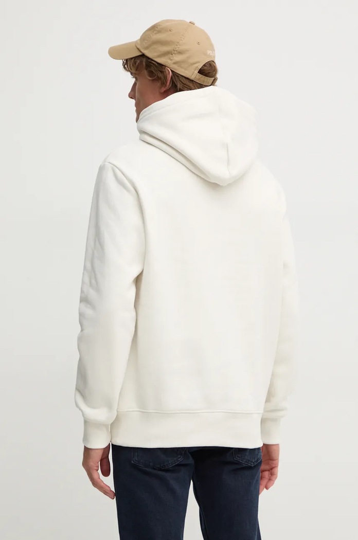 Oblečenie Bavlnená mikina Calvin Klein Jeans J30J326637 béžová