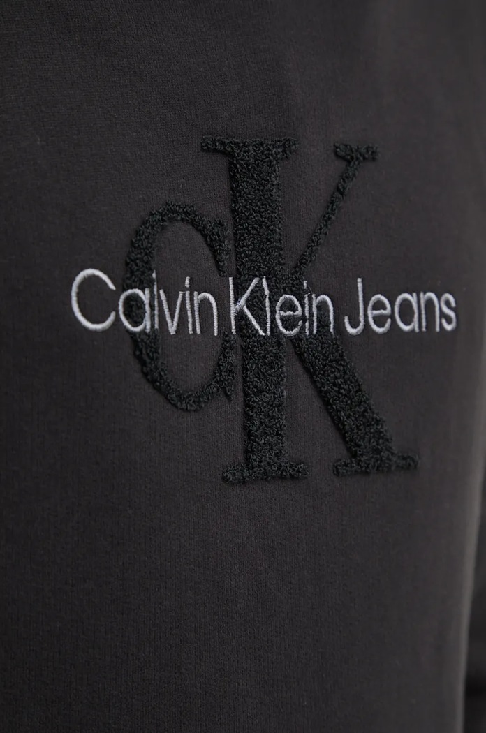 Bavlnená mikina Calvin Klein Jeans J30J326637 čierna
