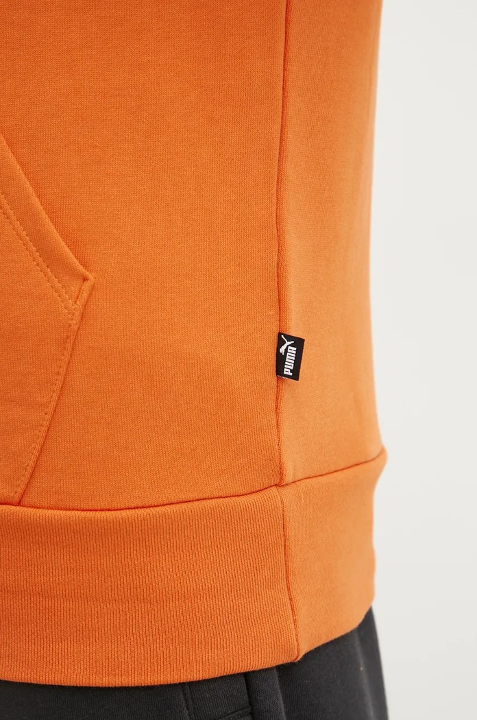 Bavlněná mikina Puma BETTER ESSENTIALS 676814 oranžová