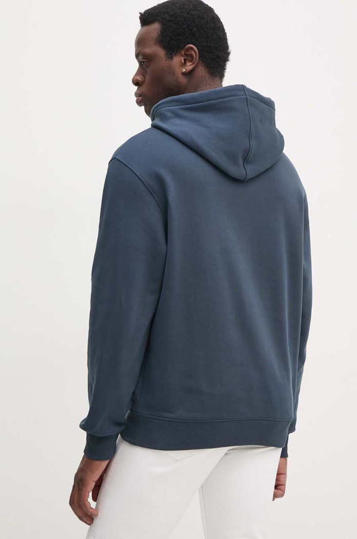 Odjeća Pamučna dukserica Calvin Klein Jeans J30J326876 mornarsko plava