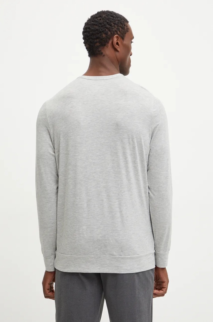 Pyžamové tričko s dlouhým rukávem Calvin Klein Underwear 000NM2234E šedá AW24